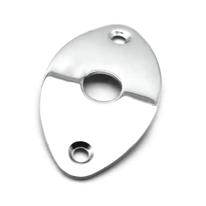 Durable Anti-corrosion Oval Jack Plate For Electric Guitar