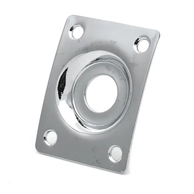Durable Anti-corrosion Rectangular Jack Plate For Electric Guitar