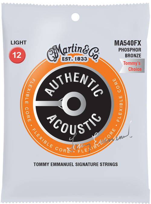 Martin MA540FX Flex Core Phos Bronze Tommy Emmanuel's Choice Lt 12-54