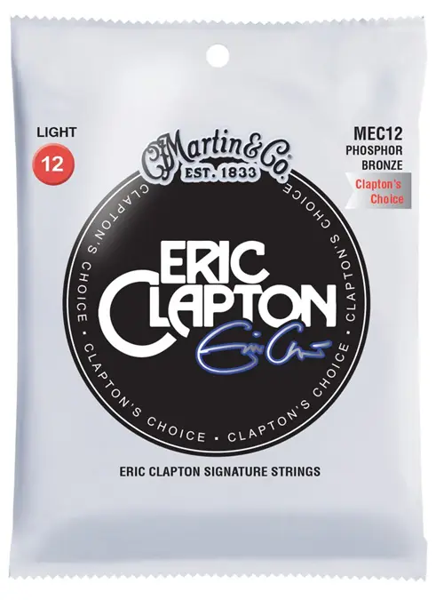 Martin MEC12 Clapton's Choice Phosphor Bronze Acoustic Guitar Lt 12-54