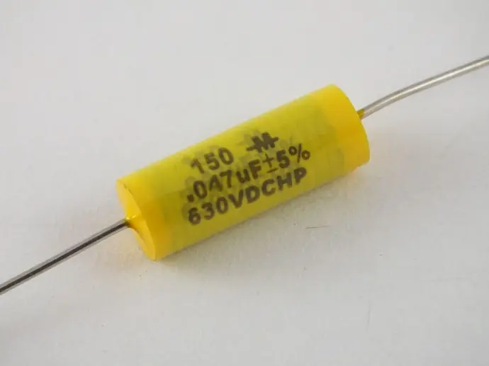 Metalized Polyester Capacitor Mallory 150, 0,047uF