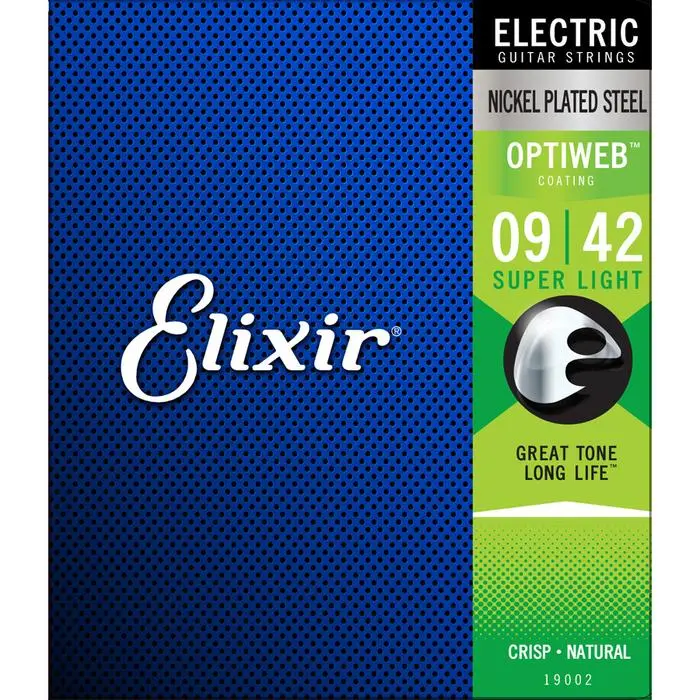 Elixir Optiweb Light Nickel-Plated Electric Guitar Strings 09 42
