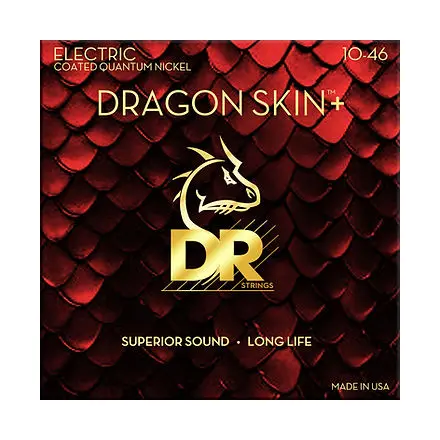 DR strings 🐉 DRAGON SKIN+™ coated quantum nickel 