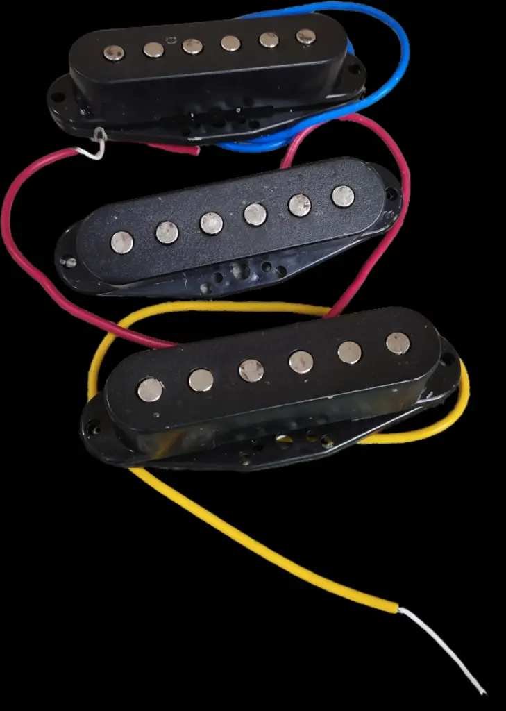 3 single coil ceramic pickups SSS