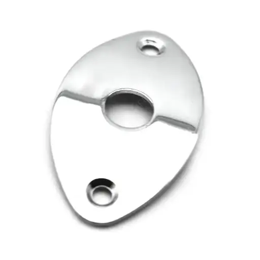 Durable Anti-corrosion Oval Jack Plate For Electric Guitar
