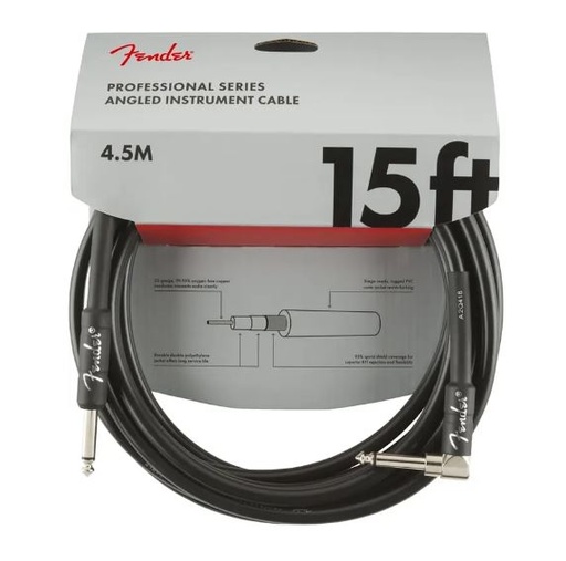 FENDER PROFESSIONAL SERIES INSTRUMENT CABLES 15ft 4.5m