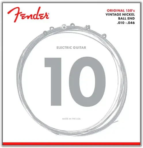 Fender 150's Pure Nickel Electric Guitar Strings 10 46