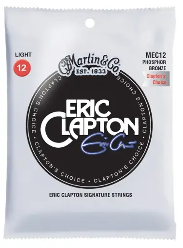 Martin MEC12 Clapton's Choice Phosphor Bronze Acoustic Guitar Lt 12-54