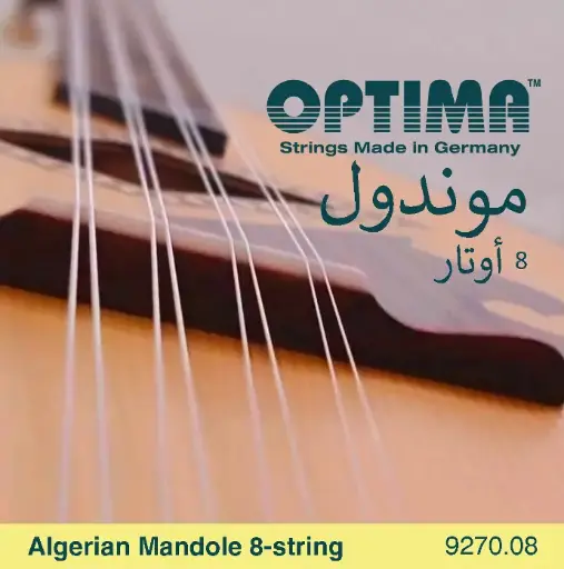 OPTIMA Mandole 8 strings Silver plated Loop end