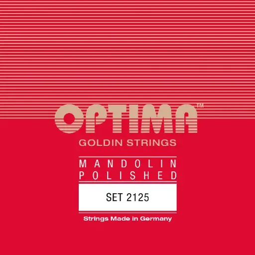 OPTIMA Mandolin GOLDIN STRINGS Satz, polished 8-stg