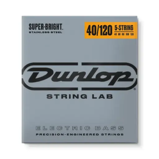SUPER BRIGHT STAINLESS STEEL BASS STRINGS 40-120 | 5-STRING DBSBS40120