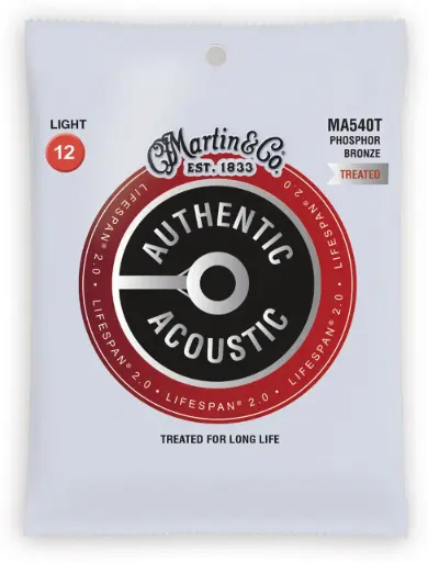 Martin & Co Authentic Acoustic Lifespan® 2.0 Guitar Strings Phosphor Bronze